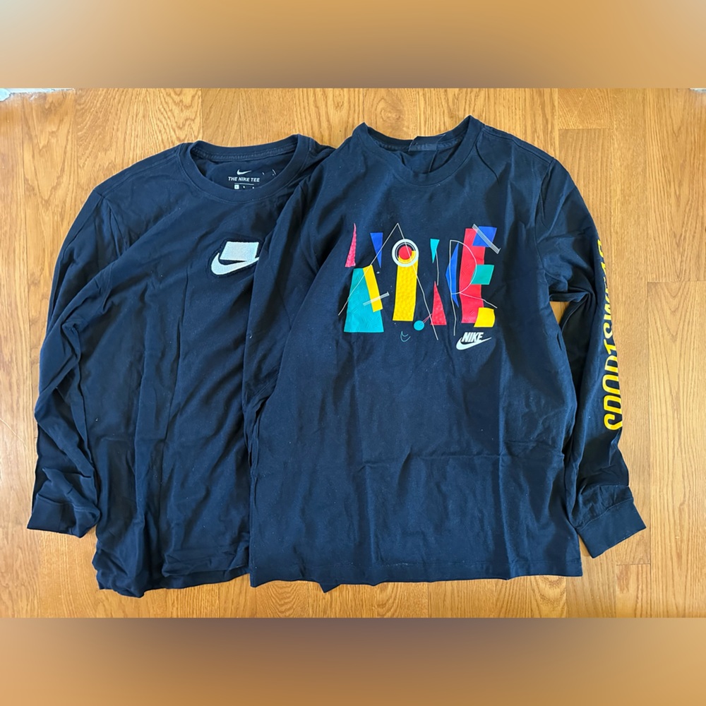Nike Black Long Sleeve Shirts - Set of 2